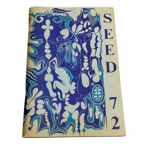 Vintage SEED 1972 Grissom High School Literary Magazine‎ Yearbook Art Poetry